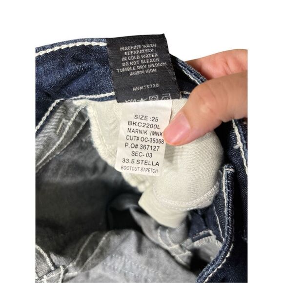 BKE Women’s Buckle Jeans Stella Boot Cut Size 25L - Picture 9 of 10